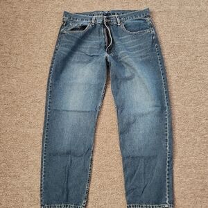 Falls Creek Men's Relaxed Blue Jeans Size 38x32